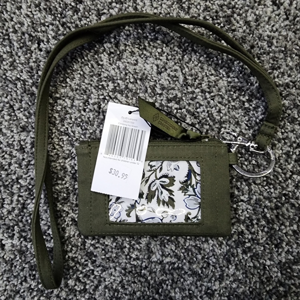 Vera Bradley Wristlet/ID lanyard NWT!